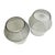 1990s Smoke Art Deco Cocktail Glasses by Viski - Transparent Grey For Sale - Image 4 of 6