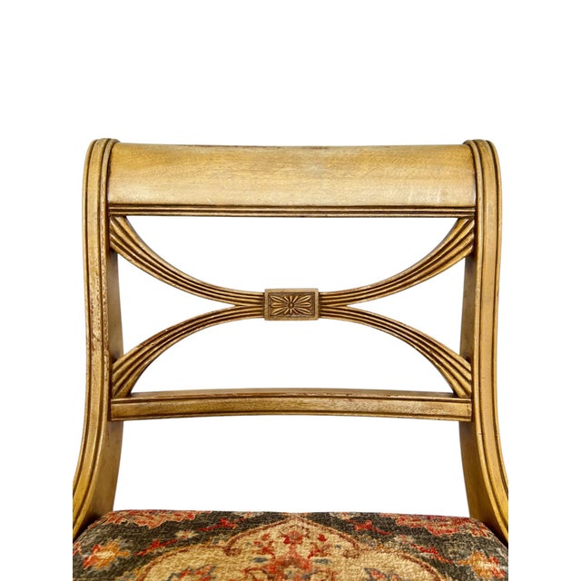 Mid 20th Century Federal Style Drexel Travis Court Dining Chairs, Set of 4 For Sale - Image 10 of 12