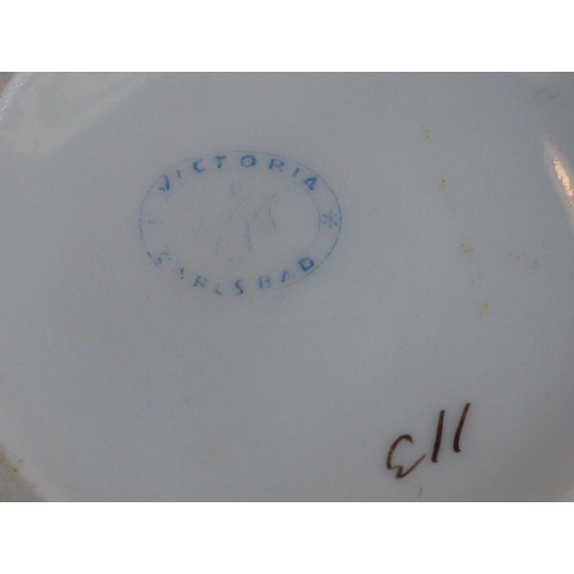 Mid 19th Century Vase Art Deco Porcelain Hand Painted Gold Carlsbad Austrian Cubist Victorian For Sale - Image 6 of 18