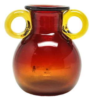 Vase by J. Słuczan-Orkusz for Cracow Institute for Glassworks, Poland, 1970s