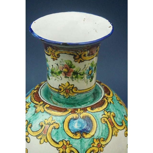 20th Century Neo-Renaissance Ceramic Vase from Valentina Emiliani, Italy, 1890s For Sale - Image 6 of 17