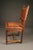 Set of 12 Antique Italian Renaissance Style Hand-Carved Walnut Dining Chairs With Embossed Leather, Circa 1890 For Sale - Image 4 of 5