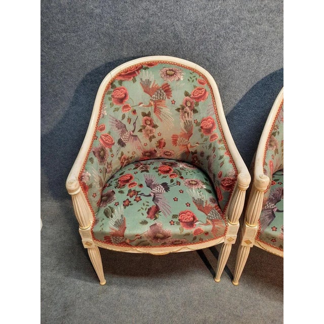 Wood Set of Art Deco Lounge Chairs, 1925 For Sale - Image 7 of 18