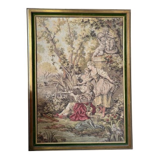 1960s Stunning Original Framed Tapestry For Sale