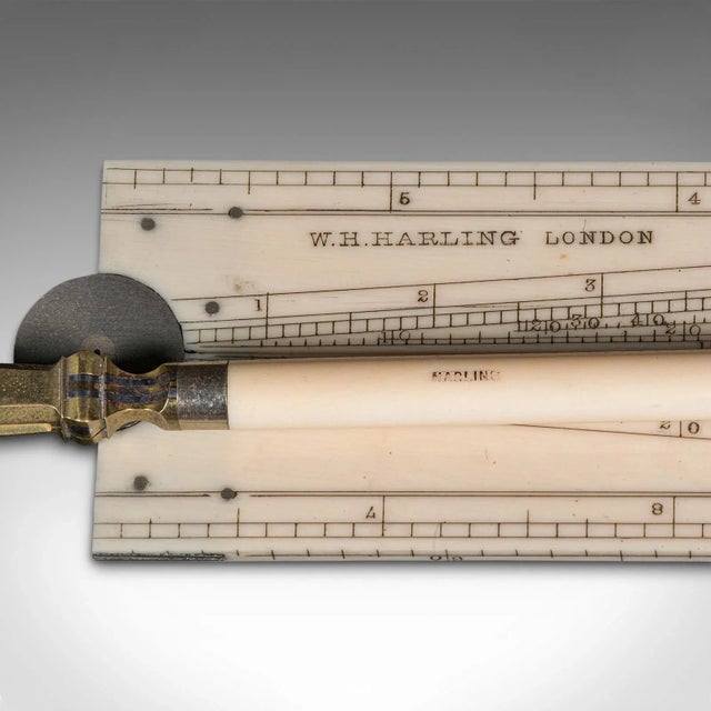 1910's Antique Edwardian Draughtsman's Tool Set For Sale - Image 11 of 12