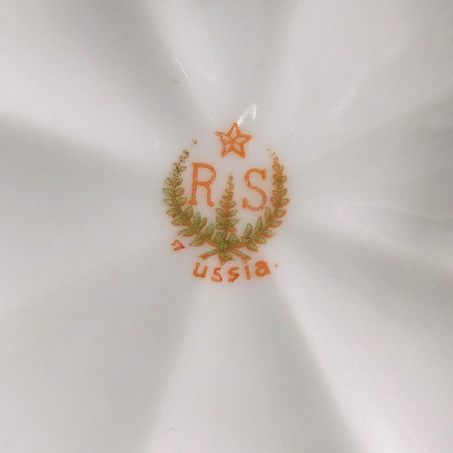 Late 18th Century Reinhold Schlegelmilch Rs Prussia Chocolate Pot and Cup Set - Set of 8 For Sale - Image 12 of 18