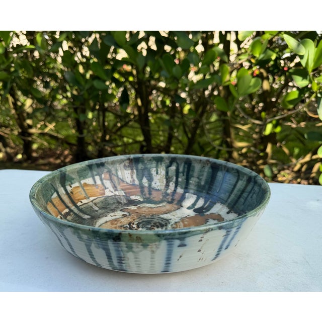 1992 Phelps Studio Pottery Bowl, 11.25” For Sale - Image 4 of 10
