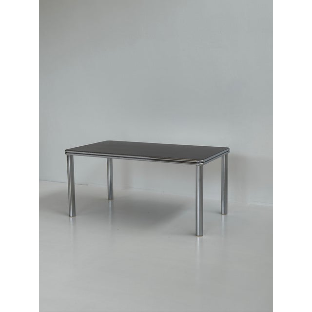 Scandinavian Chromed Metal Table, 1970s For Sale - Image 13 of 14