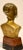 Metal 1950s Small African Bronze Female Bust Sculpture For Sale - Image 7 of 8