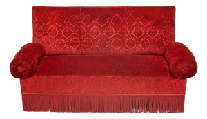 Red Alsatian Sofa, 1950s