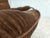 1970s Danish Swivel Armchair in Brown Corduroy, 1970s For Sale - Image 5 of 18