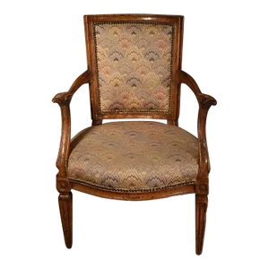 18th Century Antique Italian Walnut Armchair
