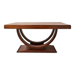 1930s Schumacher Art Deco French Rosewood Table For Sale