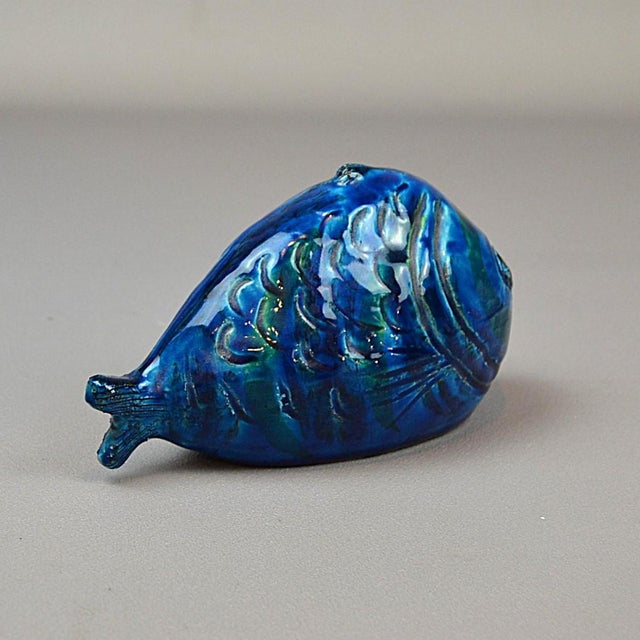 Rimini Blu Fish Figurine by Aldo Londi for Bitossi, 1960s For Sale - Image 10 of 12