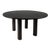Organic Modern Dining Table in Solid Ebonized African Sapale Mahogany by Mark Leblanc, Usa, C. 2023 For Sale