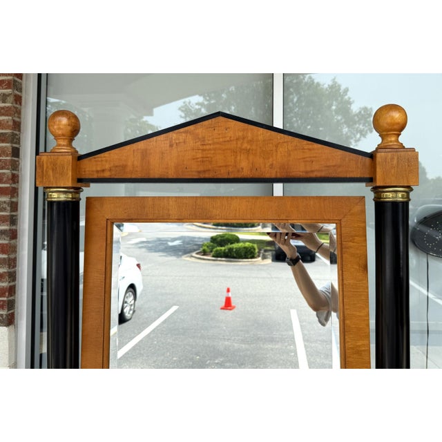 Wood Thomasville Grand Classics Cheval Mirror For Sale - Image 7 of 14