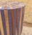 Moroccan Contemporary Traditional Moroccan Resin and Walnut Wood Stool / Blue Bell Shape For Sale - Image 3 of 6
