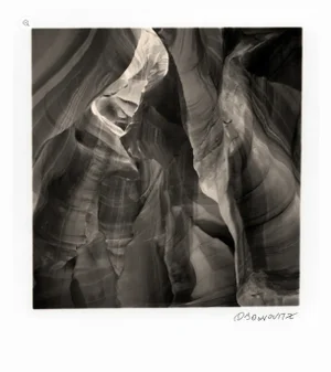 "Slot Canyon, 001", 1989, Silver Gelatin Photograph, Murray Bognovitz