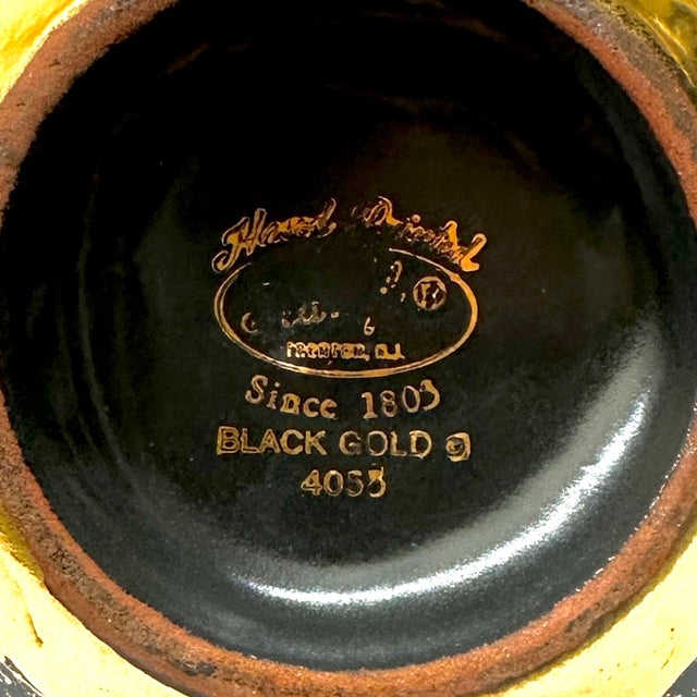 Mixed Black & Gold Textured Vessel Curation - Group of 5 For Sale - Image 4 of 10