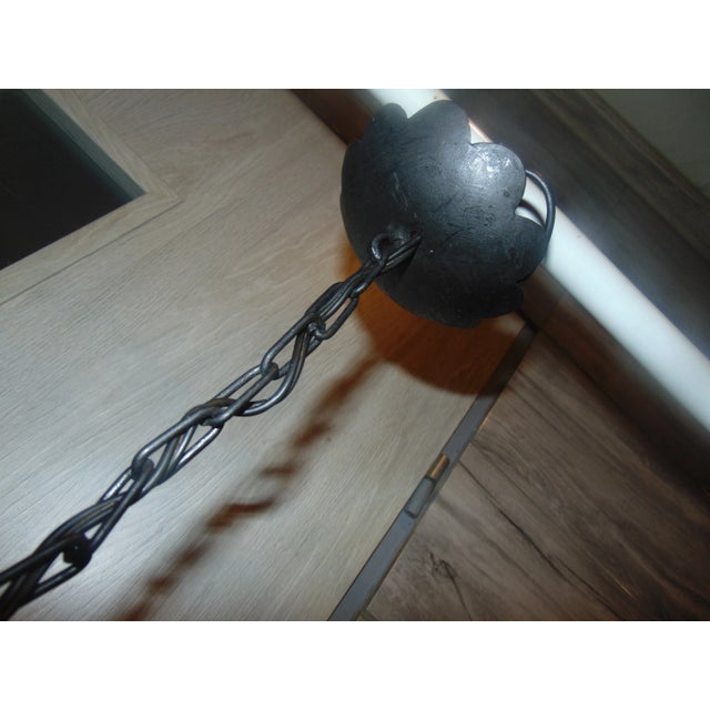 Industrial Vintage Metal Lamp, 1980s For Sale - Image 3 of 9