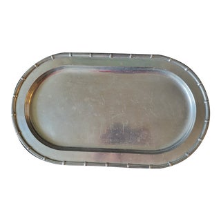 1980 Wilton Armetale Serving Tray For Sale