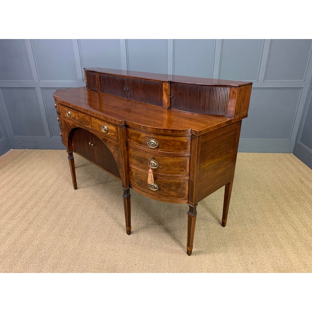 Large George III Inlaid Mahogany Sideboard, 1780 For Sale - Image 4 of 18