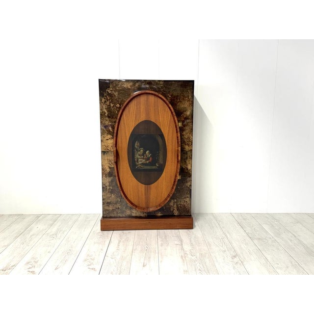 Detail of Bar Cabinet by Aldo Tura, 1950s For Sale - Image 16 of 16