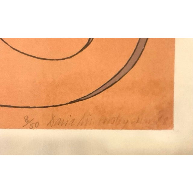 Printmaking Materials 1968 David Kindersley Signed Limited Edition Calligraphic Alphabet Lithograph 8/50 - Disregard Styled After Under Details. For Sale - Image 7 of 8
