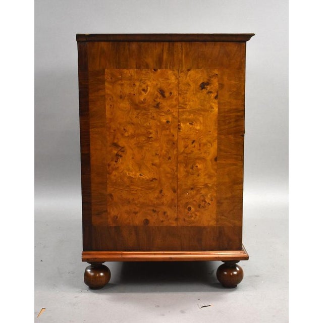 Burr Walnut Marquetry Chest from William & Mary, 1700s For Sale - Image 4 of 14