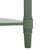 Wood Gomez 1 Drawer 1 Shelf Corner Table in Dusty Green For Sale - Image 7 of 10