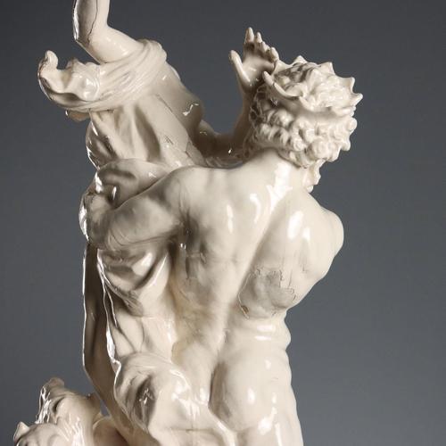 Glazed Terracotta The Rape of Proserpina Sculpture For Sale - Image 10 of 15