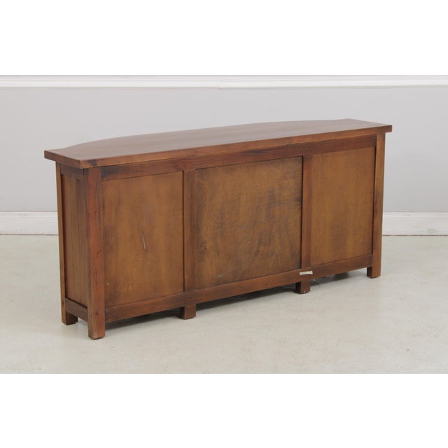 Cherry 2 Drawer 2 Door Media Tv Hall Credenza For Sale - Image 13 of 13