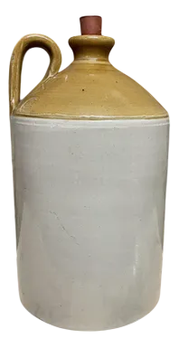 English Stoneware Wine Jug by James Pearson
