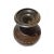 Early 20th Century Ceramic Vase From Thailand, in Dark Brown Glaze For Sale - Image 4 of 10
