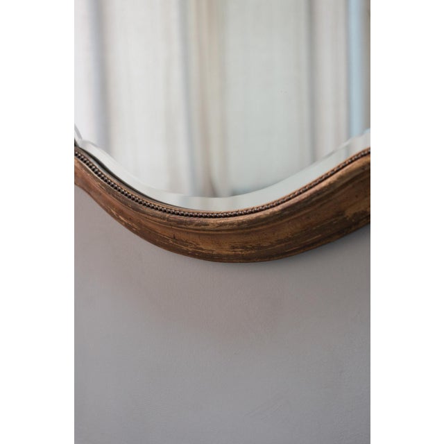 Large French Wall Mirror in Wood For Sale - Image 3 of 7