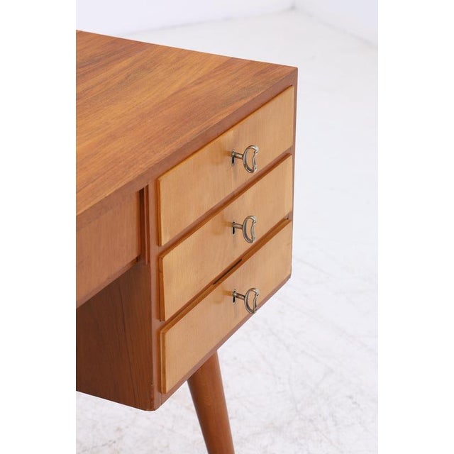 Vintage Desk with 4 Drawers and 2 Doors For Sale - Image 12 of 18