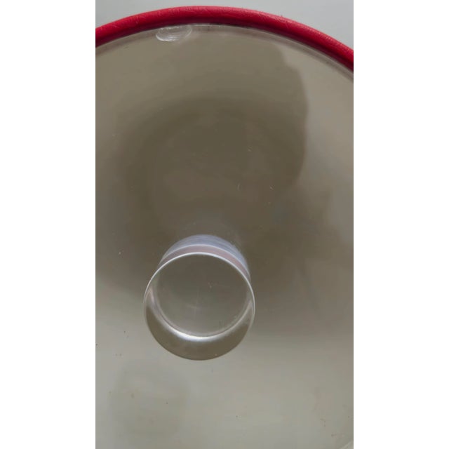 1960s Morgan Design Bucket Brigade 15" Tall Red Ice Bucket For Sale - Image 11 of 18