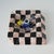 Vintage 20th Century Checkerboard Slanted Catchall Ashtray For Sale - Image 12 of 13