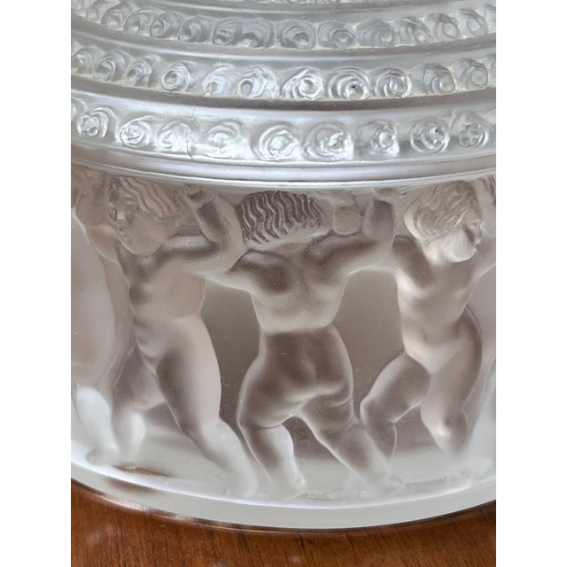 Early 20th Century Vintage Lalique Crystal Enfants Box For Sale - Image 5 of 9