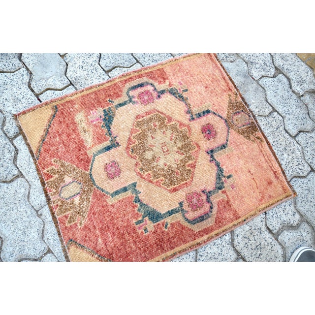 Traditional 1960s Vintage Wool Hand Knotted Rug For Sale - Image 3 of 6