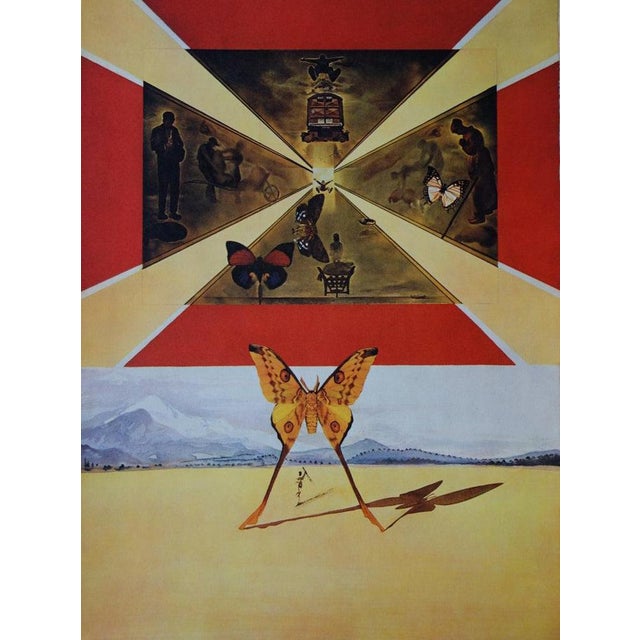 Salvador dalí (1904-1989) roussillon original lithograph and heliogravure (matthieu and draeger workshops) signed with the...