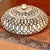 An exceptional, larger-scale vintage Anglo-Indian lidded statement box by Maitland-Smith featuring highly intricate, hand-...