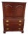 1980s Henkel Harris Cherry Armoire Wardrobe Designer For Sale