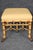 Pair Regency Style Faux Bamboo Benches or Stools by Hickory Chair For Sale - Image 11 of 12