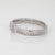 Modern Mid 20th Century Bulgari Tubogas Bracelet Double Diamond Stainless Steel Bangle Estate Jewelry For Sale - Image 3 of 5