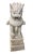 Vintage Crackle-Glazed Ceramic Foo Dog Guardian Statues For Sale - Image 4 of 12