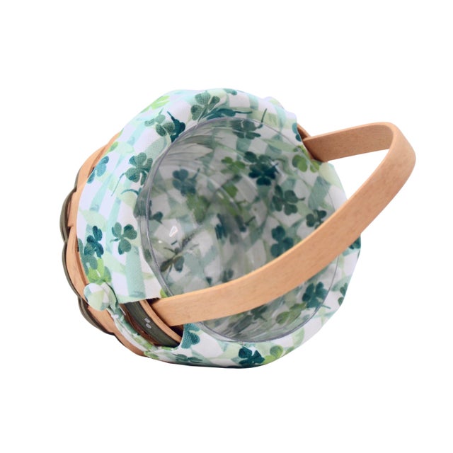 Longaberger Shamrock Basket For Sale - Image 4 of 7