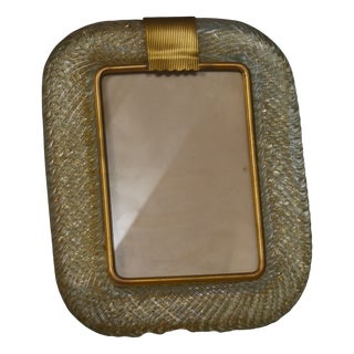 Vintage Art Glass Picture Frame from Barovie & Toso, 2000 For Sale