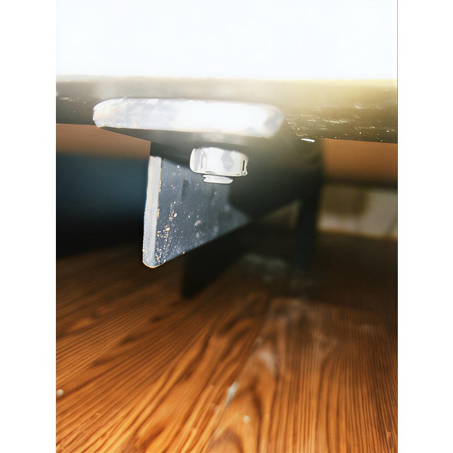 1980s Architectural Gilt Metal Double Bed – Heavy-Duty Designer Statement Frame For Sale - Image 10 of 13