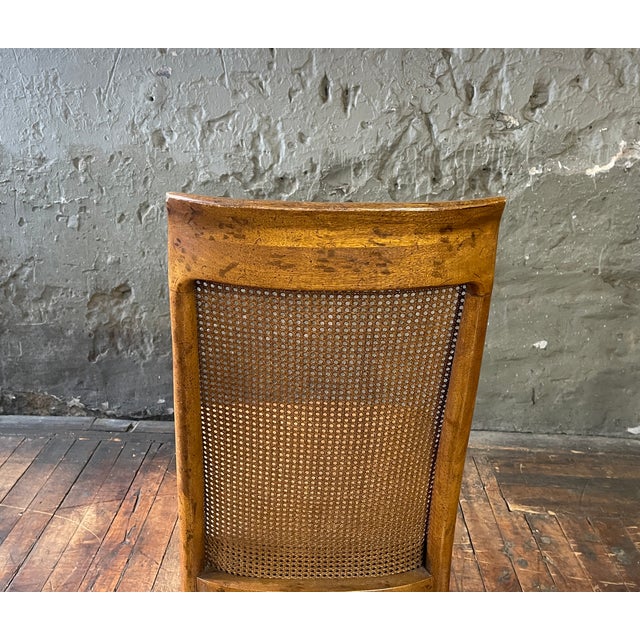 1970s Mid Century Wellington Park by Drexel Heritage Oak Cane Back